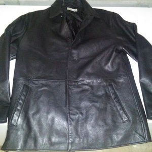J Crew Vintage Womens Black Leather Jacket